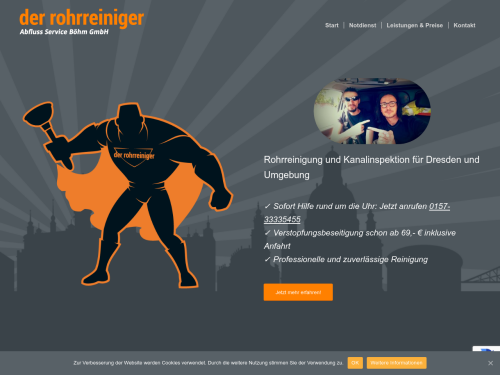 Abfluss Service Böhm – Rohrreinigung Dresden 1 Abfluss Service Böhm – Rohrreinigung Dresden